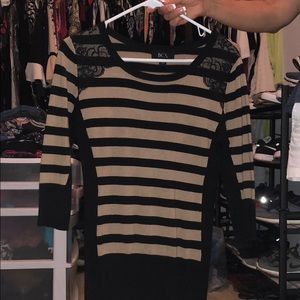 Black and brown striped sweater
